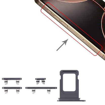 iPhone 16 Pro/16 Pro Max Side Button Set Black