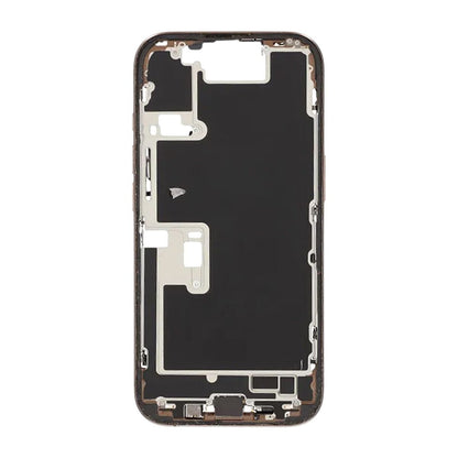 Mittenram med smådelar för iPhone 16 Pro - Sandfärgad Titan OEM