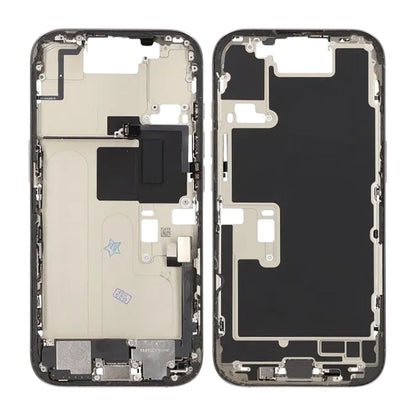 Mittenram med smådelar för iPhone 16 Pro - Naturlig Titan OEM