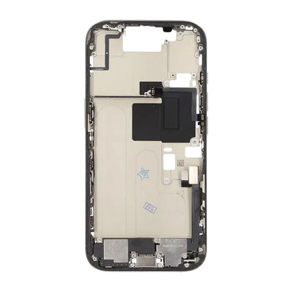Mittenram med smådelar för iPhone 16 Pro - Naturlig Titan OEM
