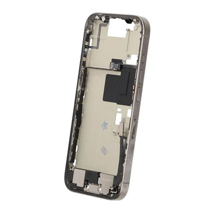 Mittenram med smådelar för iPhone 16 Pro - Naturlig Titan OEM