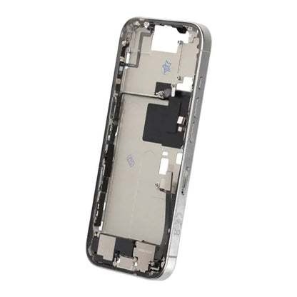 Mittenram med smådelar för iPhone 16 Pro - Vitt Titan OEM