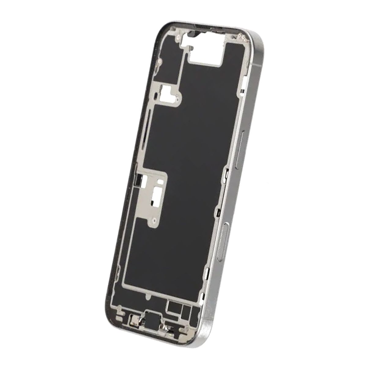 Mittenram med smådelar för iPhone 16 Pro - Vitt Titan OEM