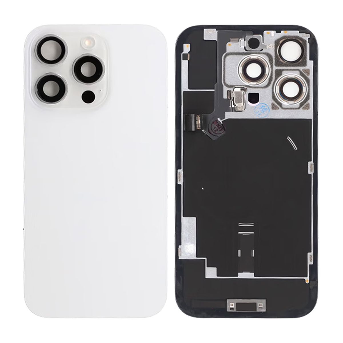 iPhone 16 Pro Baksida Glas - Vit