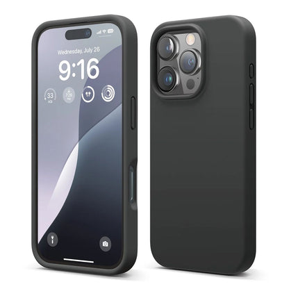iPhone 16 Pro Case-Silicone Rvelon Black