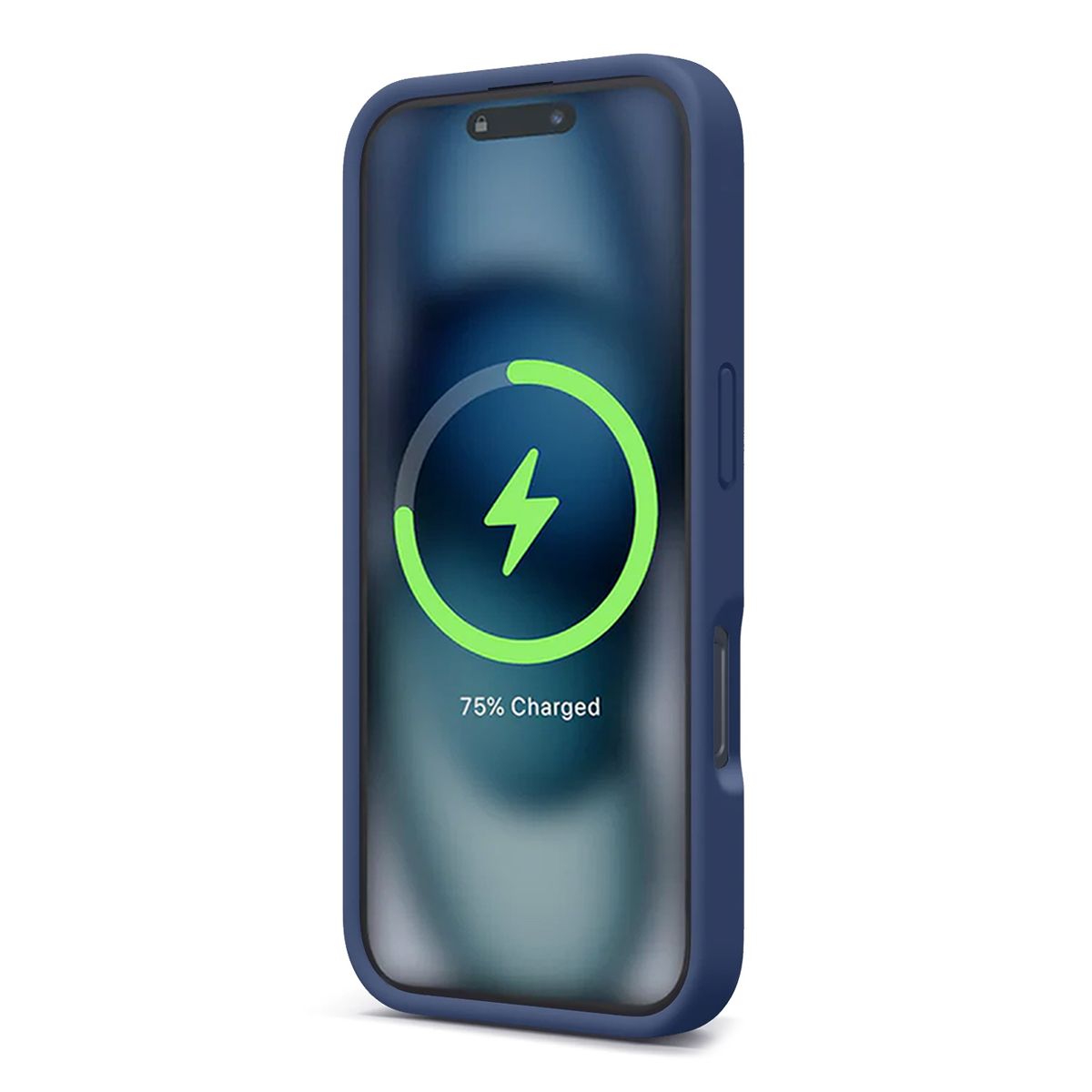 iPhone 16 Pro Case-Silicone With Magsafe Rvelon Dark Blue
