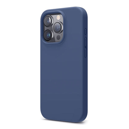iPhone 16 Pro Case-Silicone With Magsafe Rvelon Dark Blue