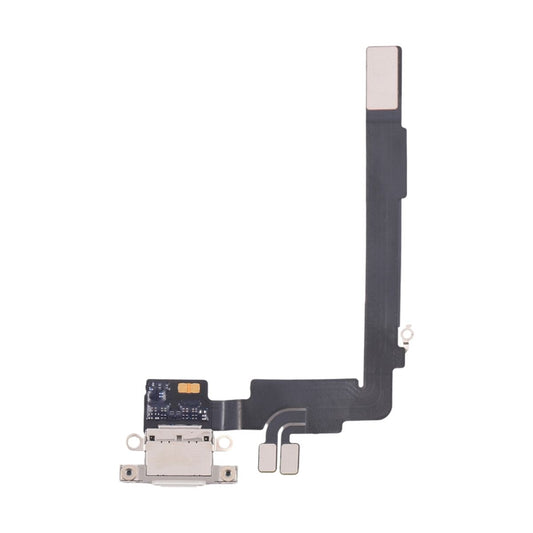 iPhone 16 Pro Laddningskontakt Flexkabel Original - Vit