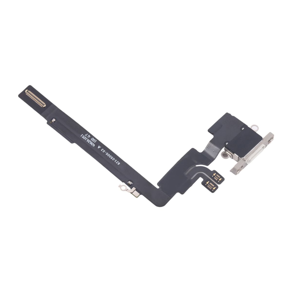 iPhone 16 Pro Laddningskontakt Flexkabel Original - Vit