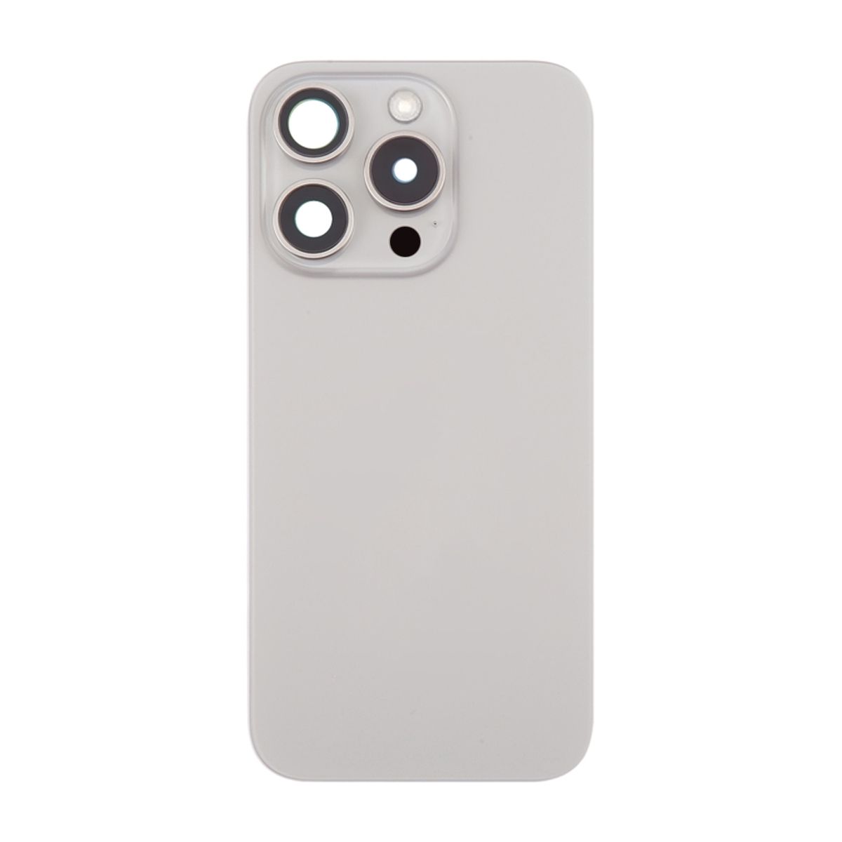 iPhone 16 Pro Max Baksida Glas Komplett OEM - Naturlig Titan