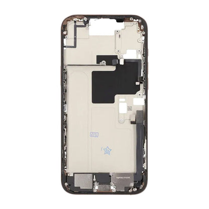Mittenram med smådelar för iPhone 16 Pro Max - Sandfärgad Titan OEM