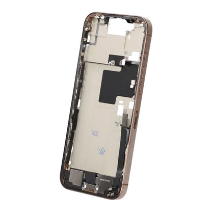 Mittenram med smådelar för iPhone 16 Pro Max - Sandfärgad Titan OEM