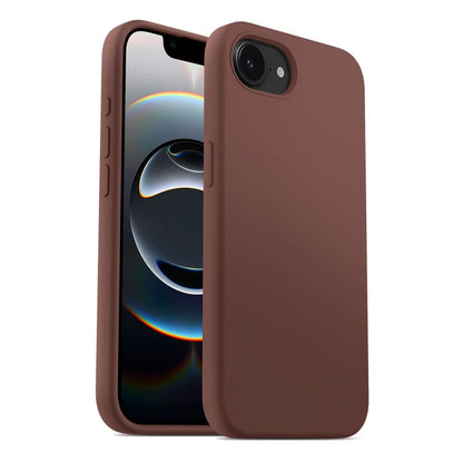 iPhone 16e Case - Silicone With Magsafe Rvelon Earthy Brown