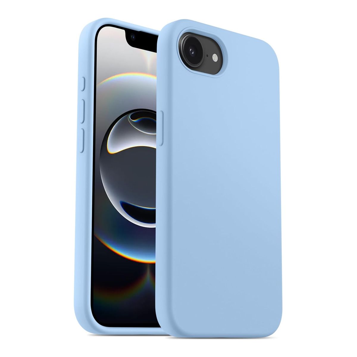 iPhone 16e Case - Silicone With Magsafe Rvelon Sky Blue