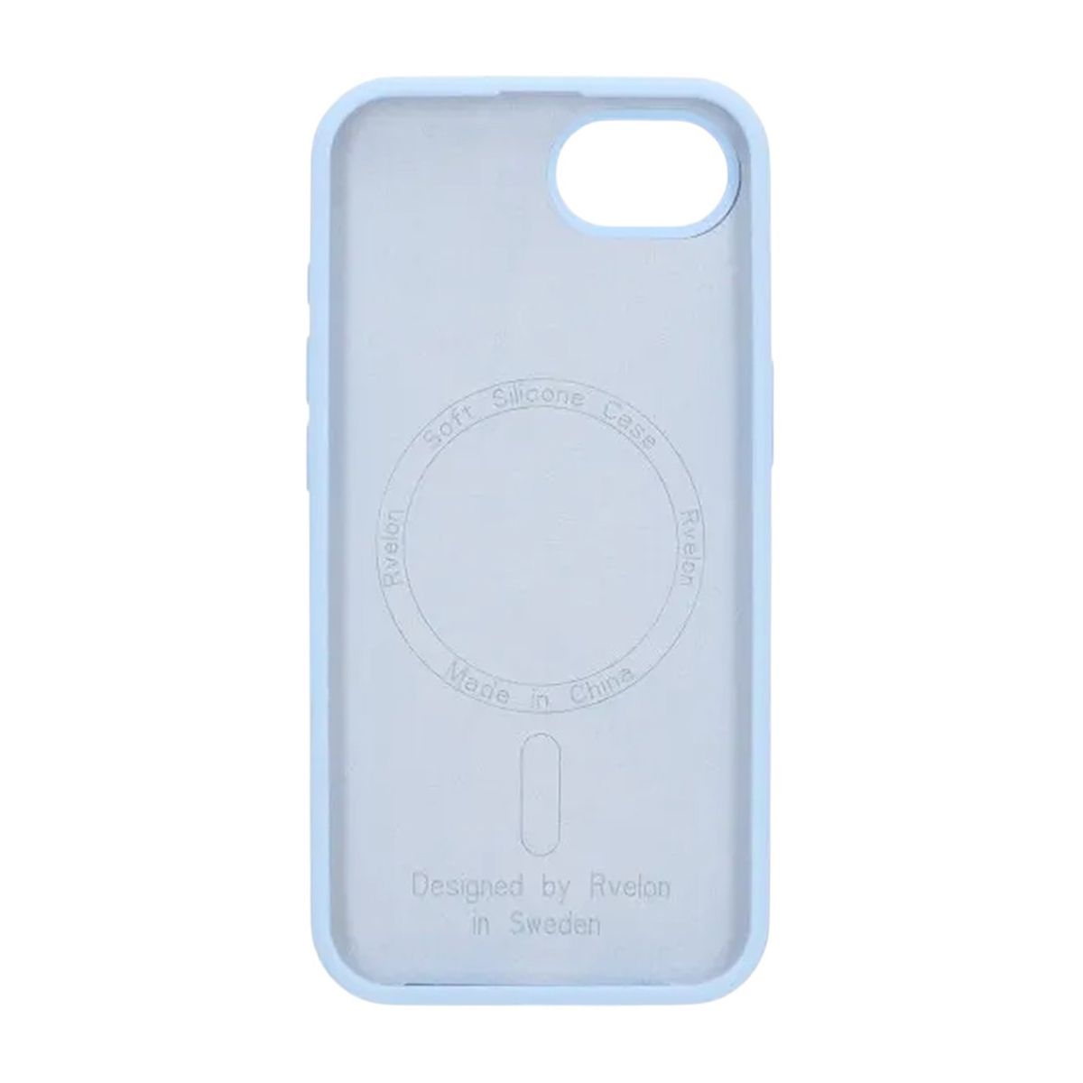 iPhone 16e Case - Silicone With Magsafe Rvelon Sky Blue