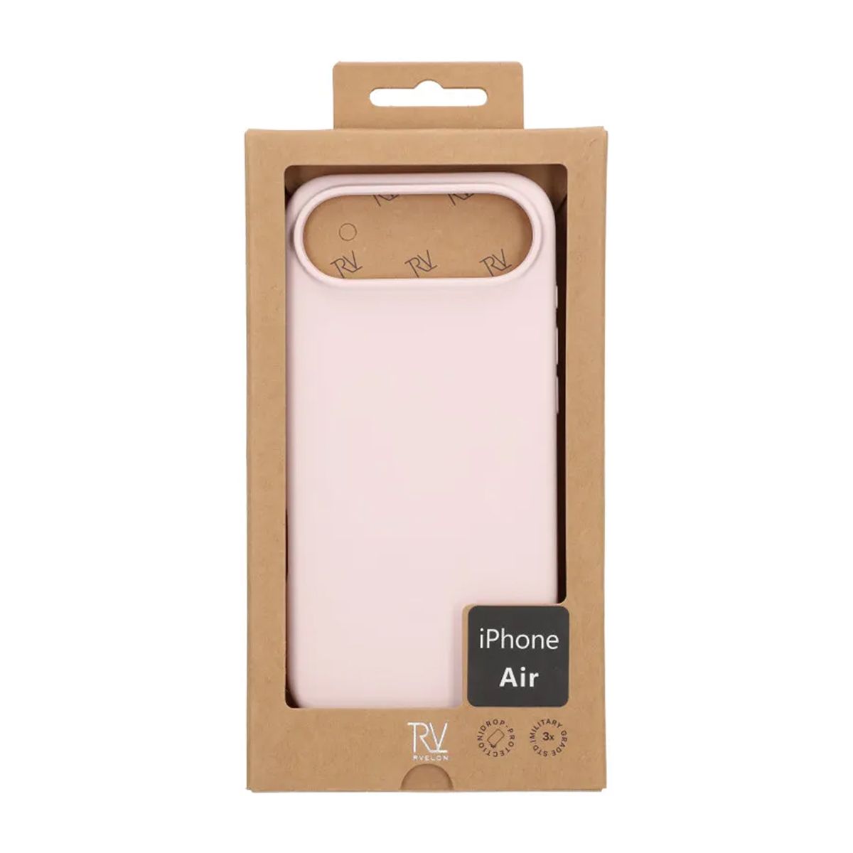 Rvelon Mobilskal Silikon MagSafe för iPhone Air - Ljusrosa