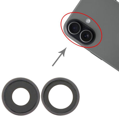 iPhone 17 Back Camera Lens + Bracket Black