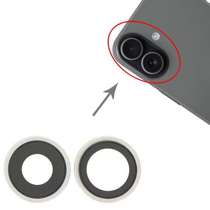 iPhone 17 Back Camera Lens + Bracket White