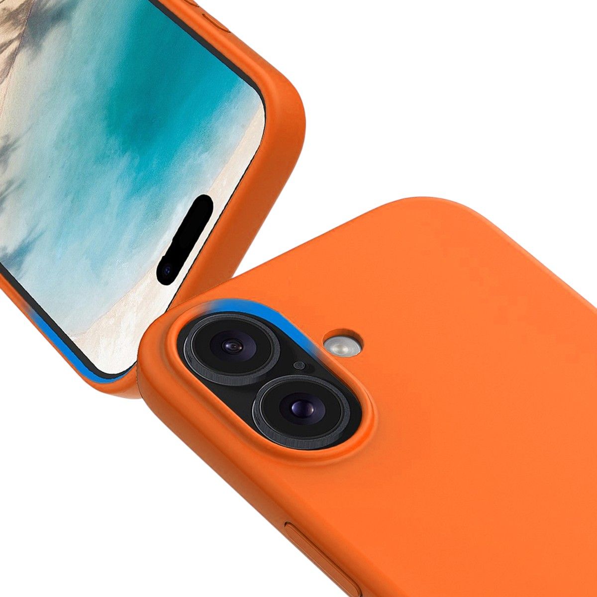 iPhone 17 Case - Silicone With Magsafe Rvelon Cosmic Orange