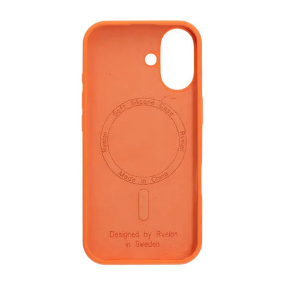 iPhone 17 Case - Silicone With Magsafe Rvelon Cosmic Orange