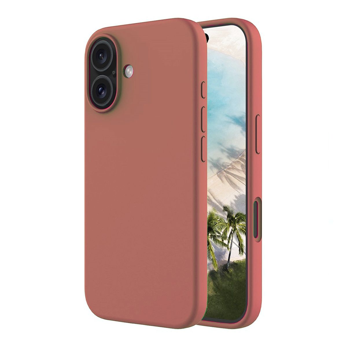 iPhone 17 Case - Silicone With Magsafe Rvelon Mocha Mousse
