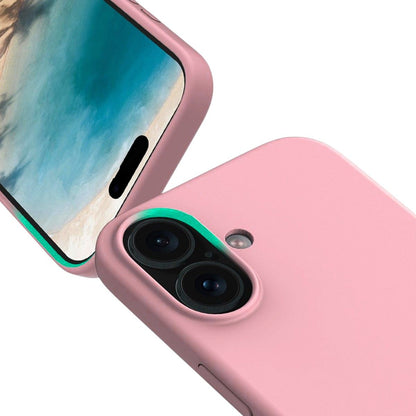 iPhone 17 Case - Silicone With Magsafe Rvelon Powder Pink