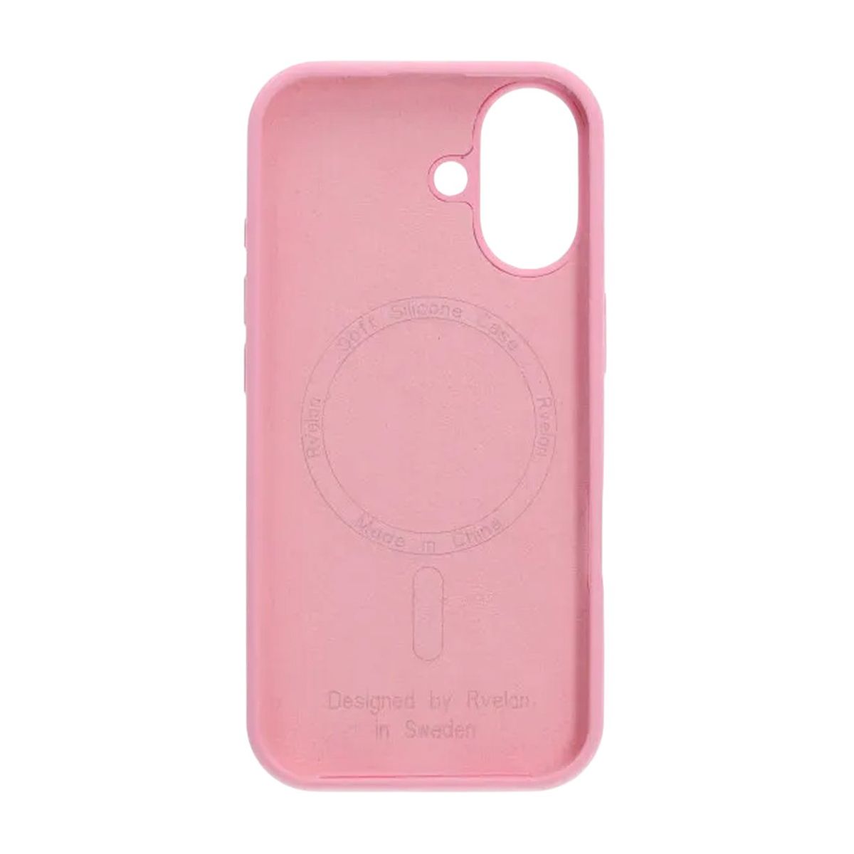 iPhone 17 Case - Silicone With Magsafe Rvelon Powder Pink
