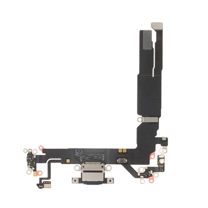 Laddkontakt med Flexkabel för iPhone 17 - Svart