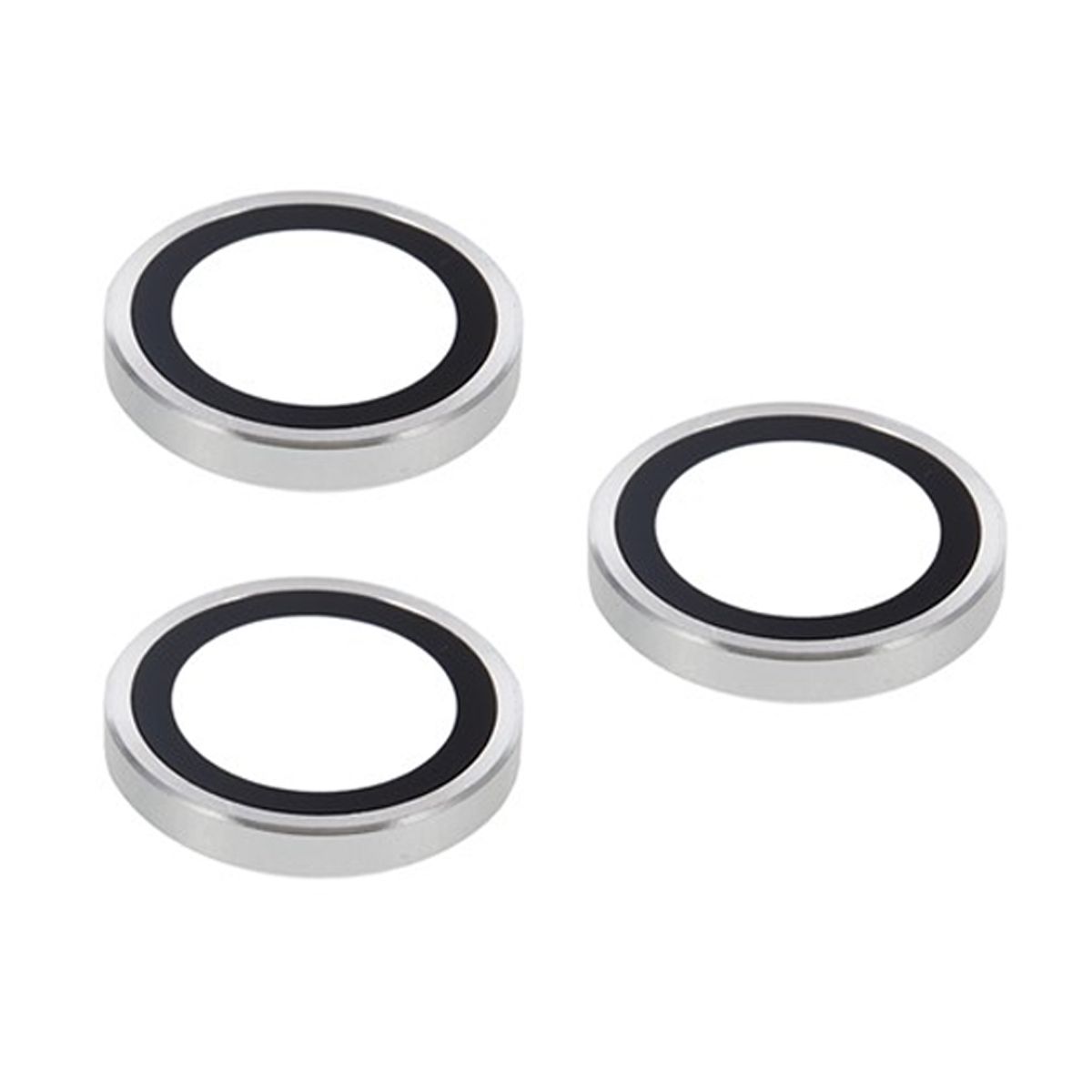 Kameraskydd i härdat glas för iPhone 17 Pro Max - Silver