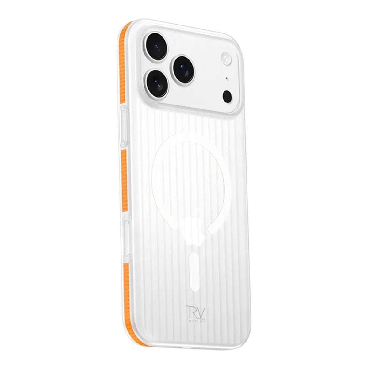iPhone 17 Pro Case Corrugated with Magsafe Rvelon - Orange