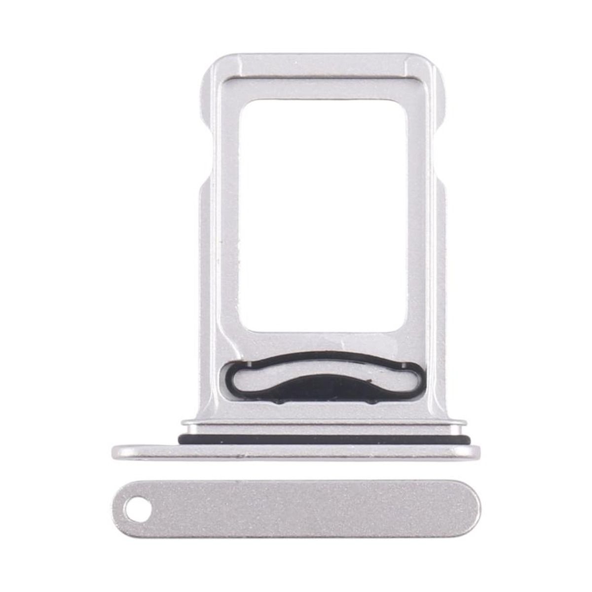 Simkortshållare Dual SIM för iPhone 17 Pro - Silver
