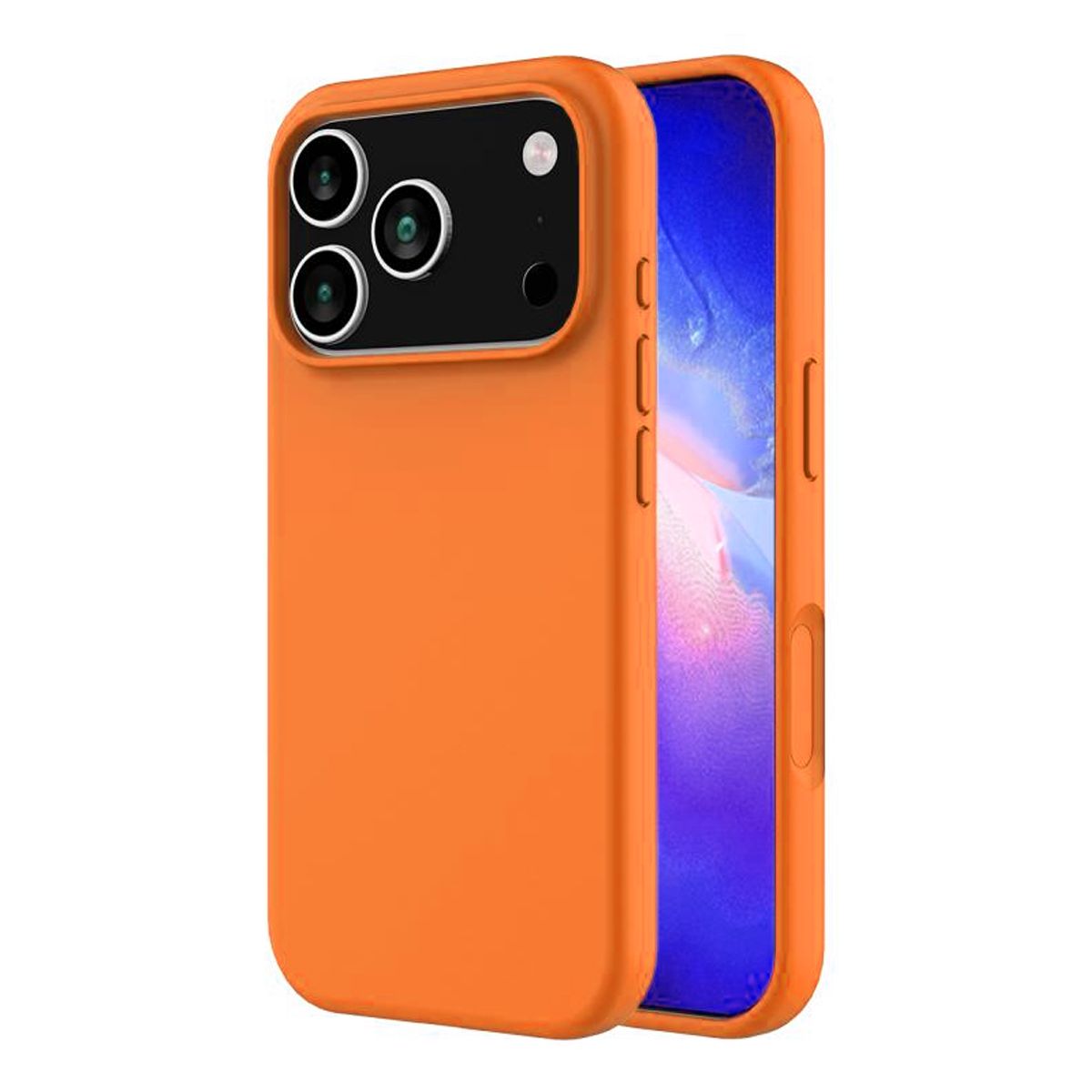 iPhone 17 Pro Max Case - Silicone With Magsafe Rvelon Cosmic Orange