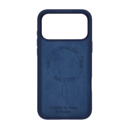 iPhone 17 Pro Max Case - Silicone With Magsafe Rvelon Dark Blue