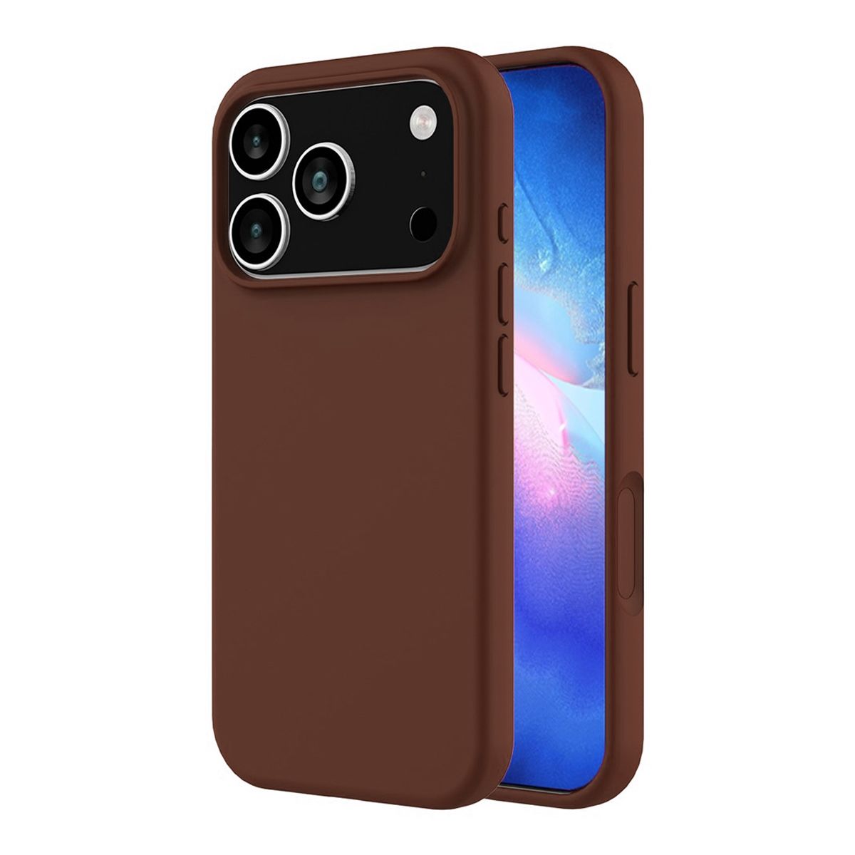 iPhone 17 Pro Max Case - Silicone With Magsafe Rvelon Earthy Brown