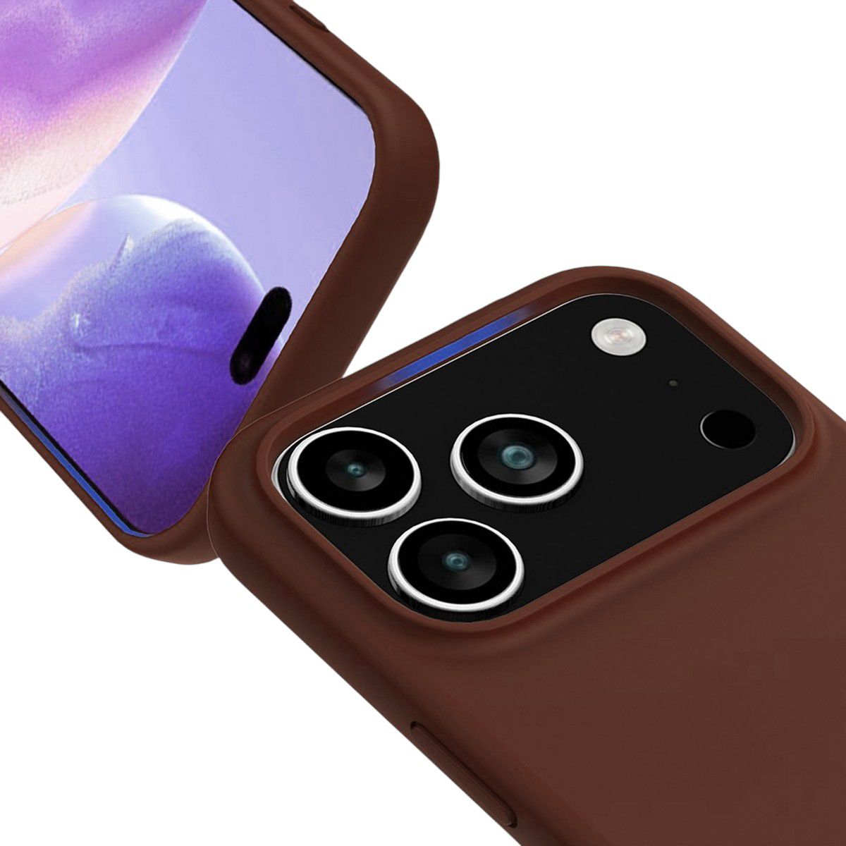 iPhone 17 Pro Max Case - Silicone With Magsafe Rvelon Earthy Brown