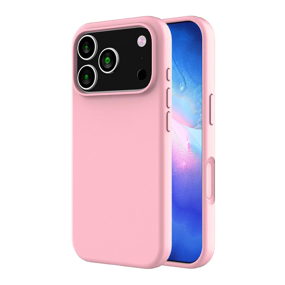 iPhone 17 Pro Max Case - Silicone With Magsafe Rvelon Powder Pink