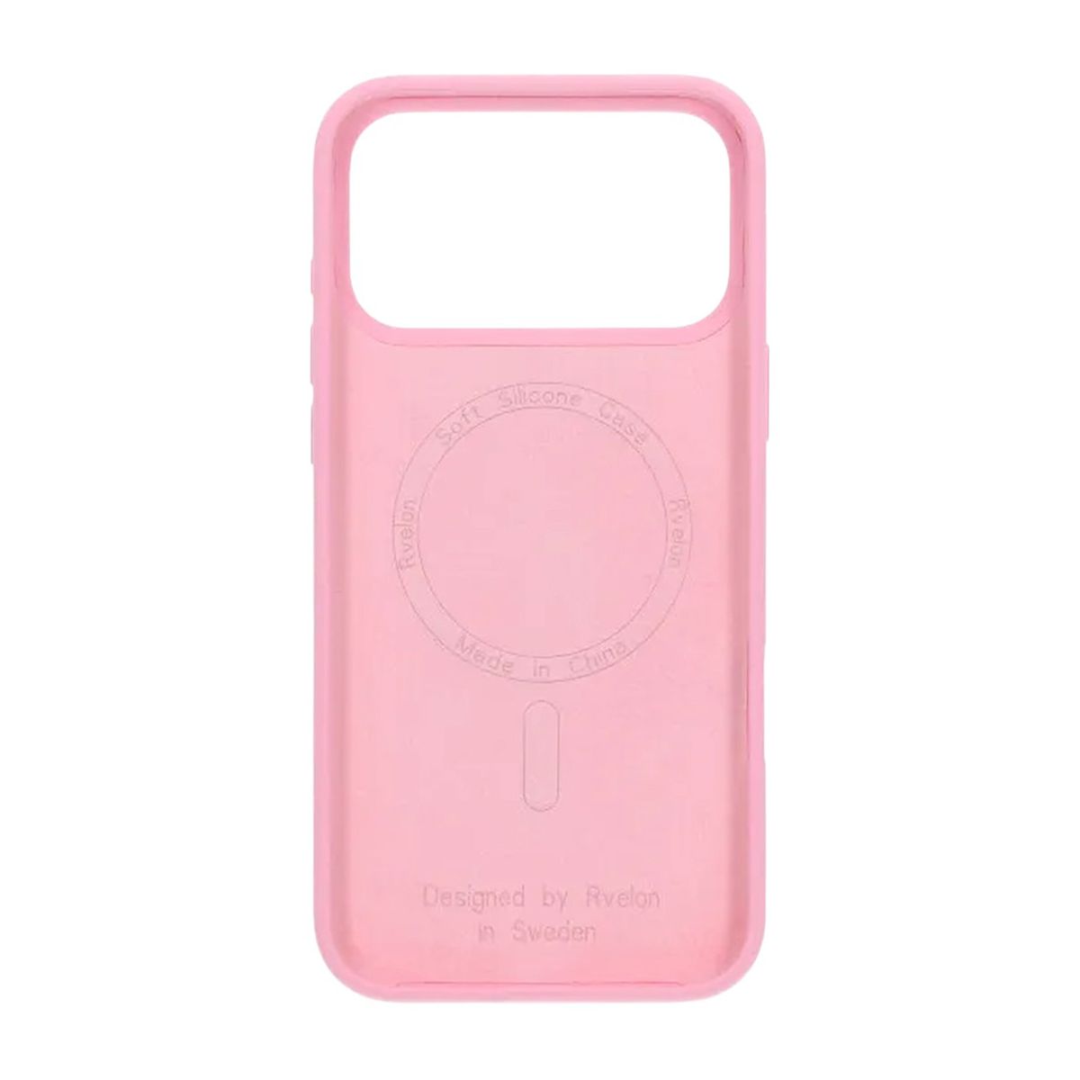 iPhone 17 Pro Max Case - Silicone With Magsafe Rvelon Powder Pink