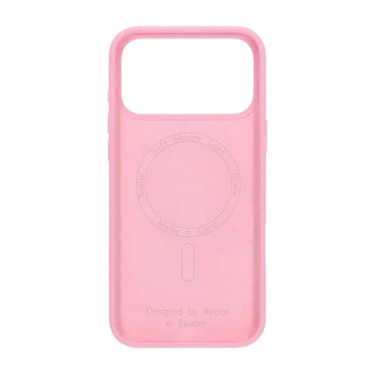 iPhone 17 Pro Max Case - Silicone With Magsafe Rvelon Powder Pink