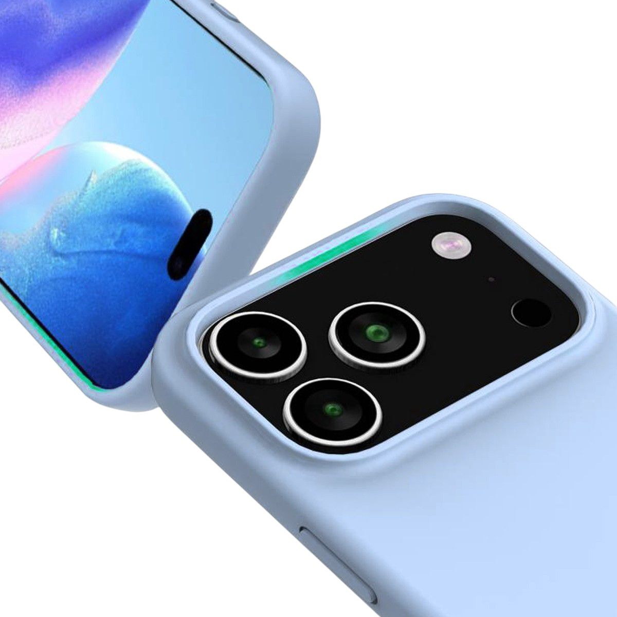 iPhone 17 Pro Max Case - Silicone With Magsafe Rvelon Sky Blue