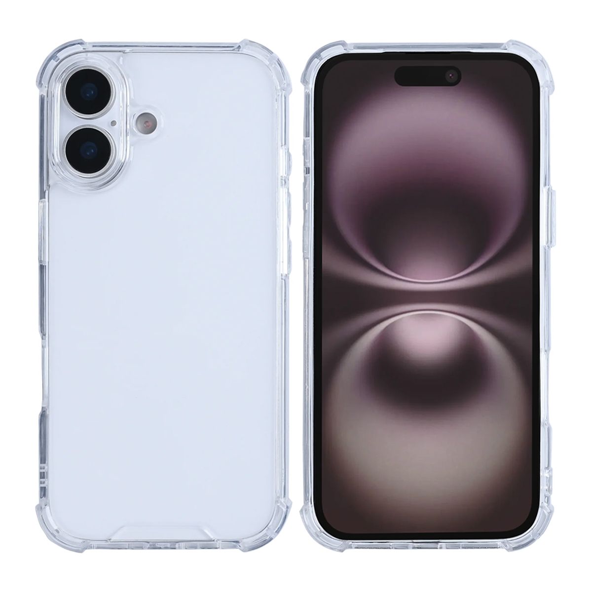 Mobilskal Stöttåligt till iPhone 17 - Transparent