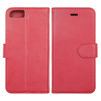 iPhone 6/6S Plånboksfodral Magnet Läder med Stativ - Röd