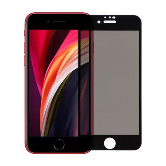 Skärmskydd Privacy iPhone 7/8/SE 2020 - 3D Härdat Glas Svart Bulk