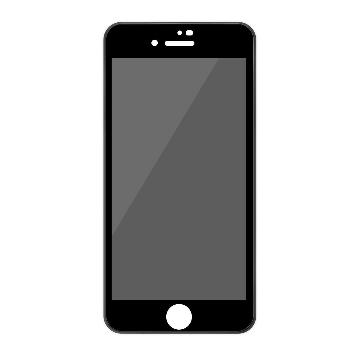 Skärmskydd Privacy iPhone 7/8/SE 2020 - 3D Härdat Glas Svart Bulk
