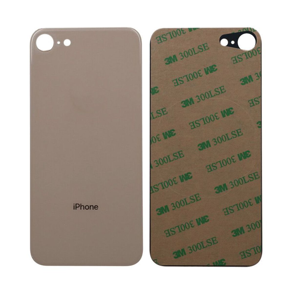 iPhone 8 Back Cover OEM Gold-Big Camera Hole Size