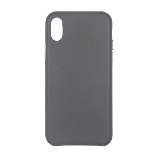 iPhone X och iPhone XS Läderfodral - Grå
