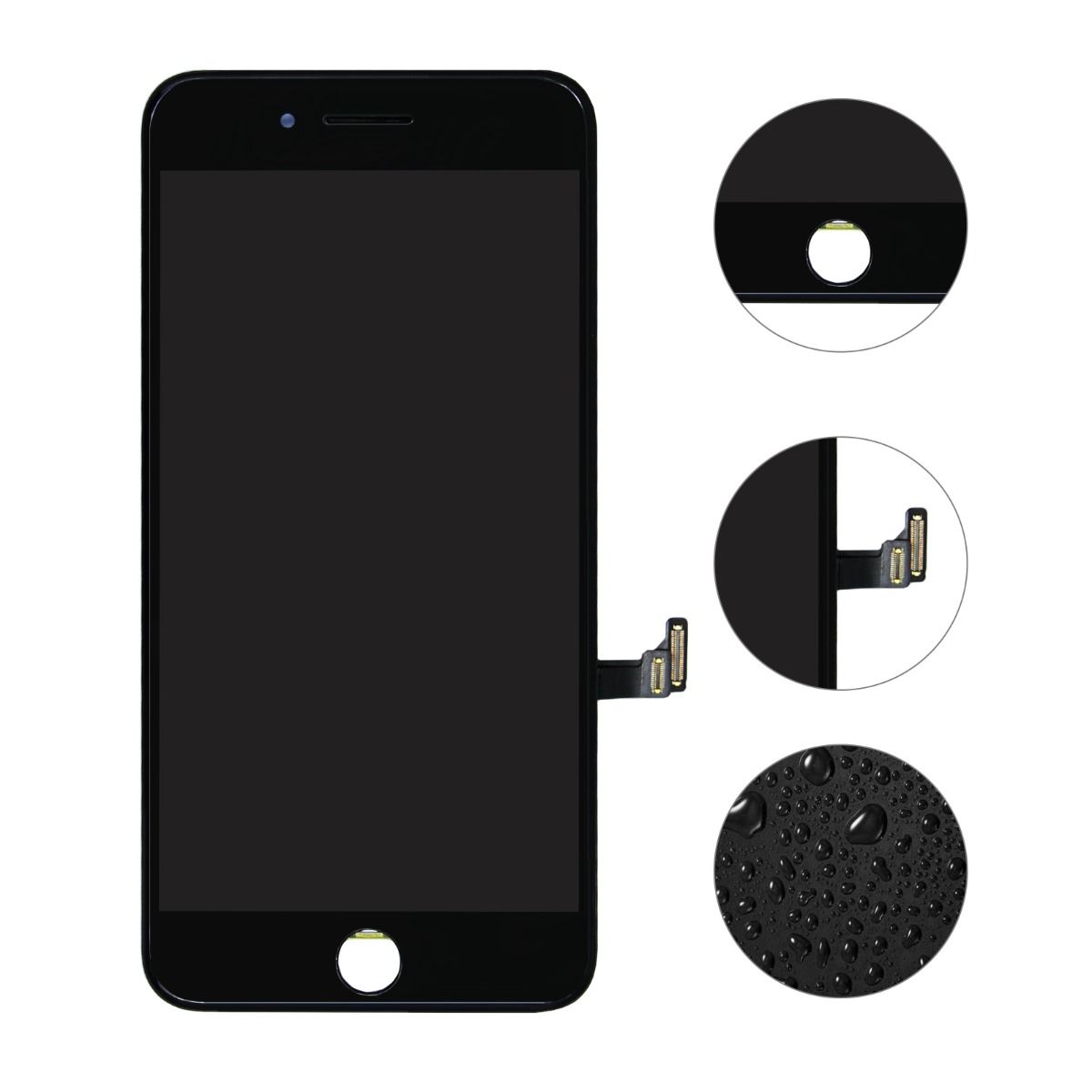 iPhone 8 Plus LCD Screen DTP - Black (Taken from new iPhone)