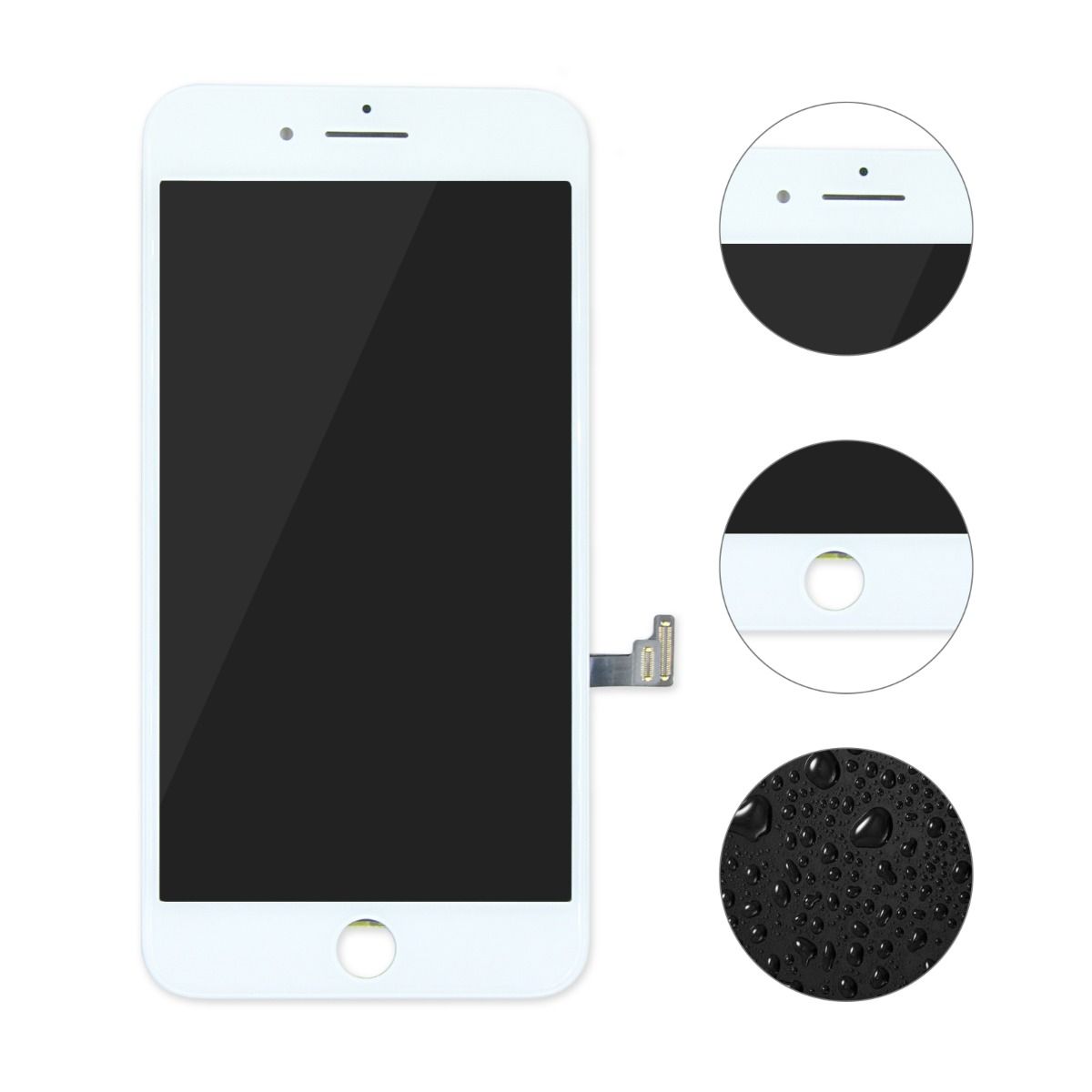iPhone 8 Plus LCD Skärm Refurbished - Vit