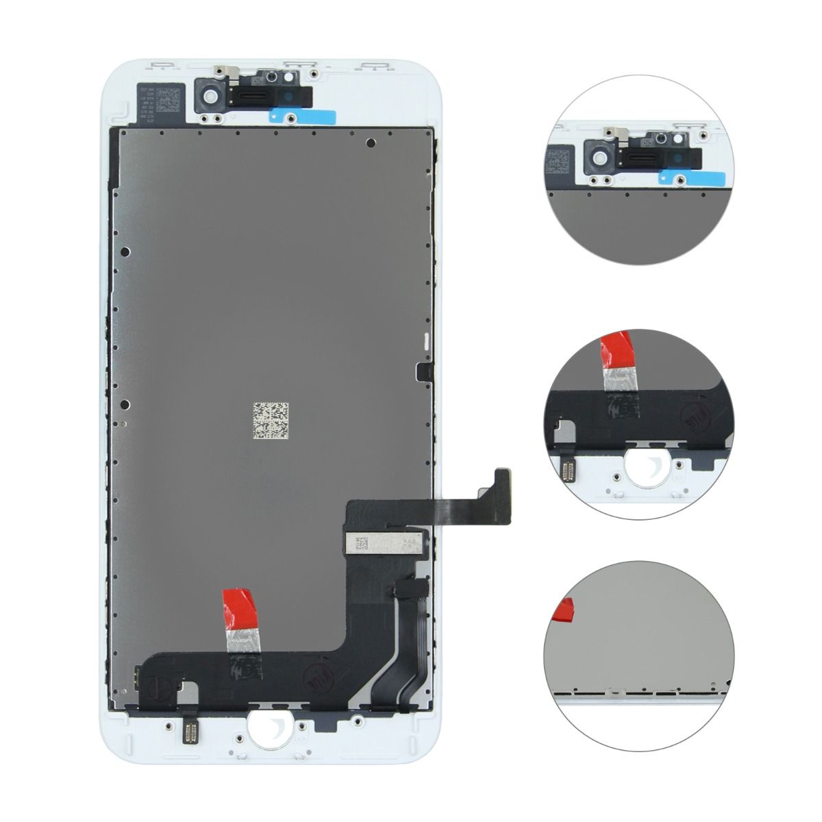iPhone 8 Plus LCD Skärm Refurbished - Vit
