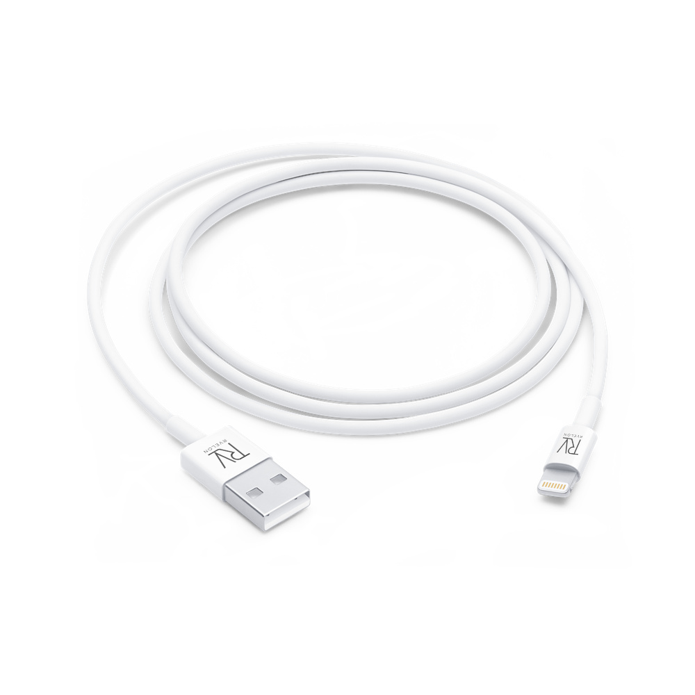 Rvelon USB-A till Lightning Kabel 1m