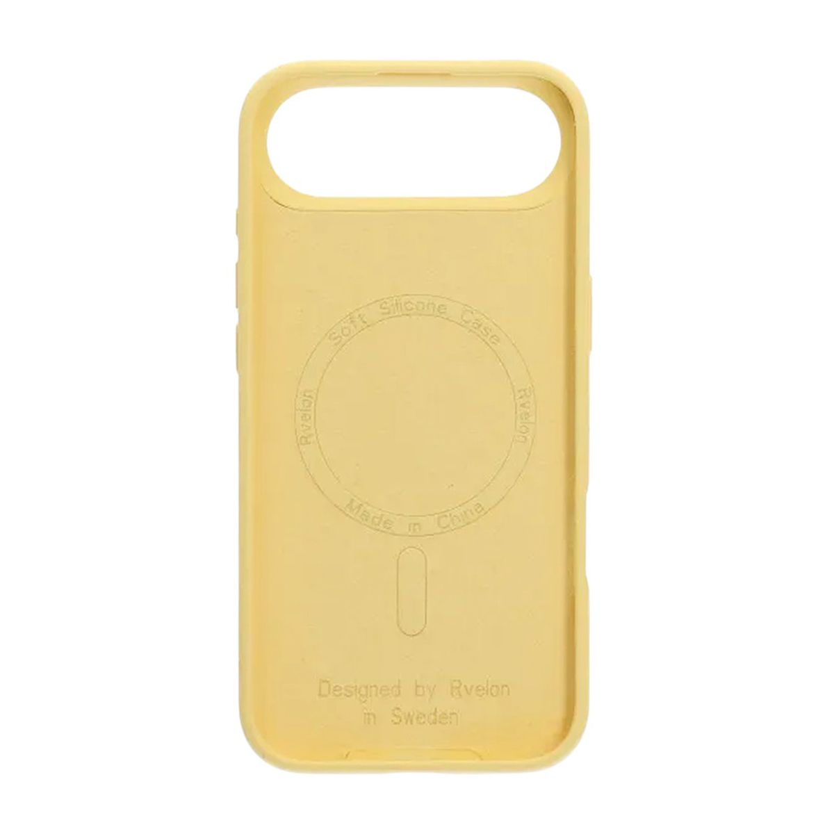 iPhone Air Case - Silicone With Magsafe Rvelon Butter Yellow